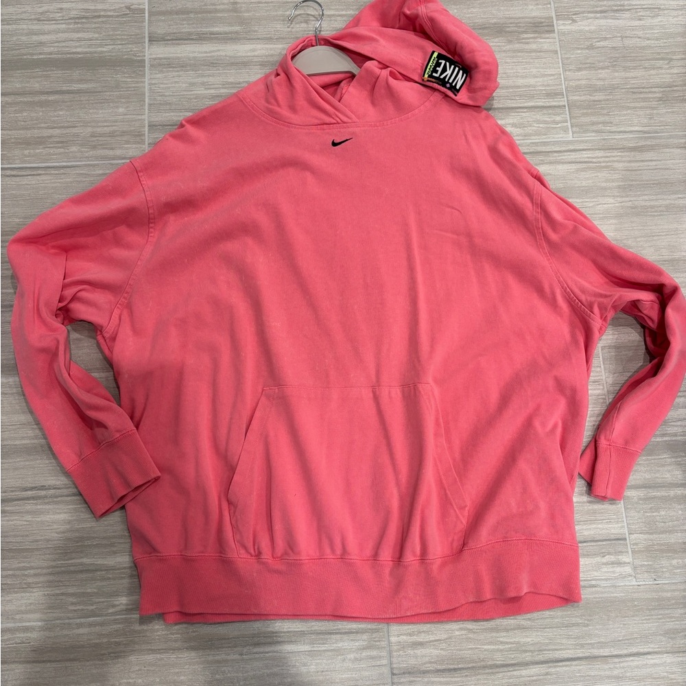 Nike Vibrant Pink Pullover Hoodie